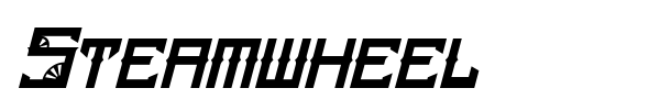 Steamwheel font preview